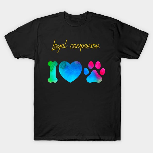 Loyal companion T-Shirt by SibilinoWinkel